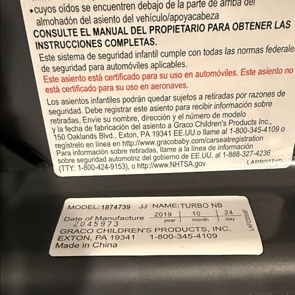 Graco Black Booster Seat for Kids - Picture 8 of 11